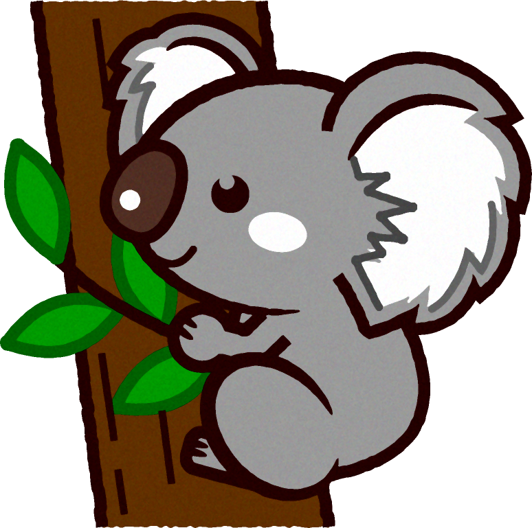 コアラのイラスト Koala Bear 動物 素材のプチッチ