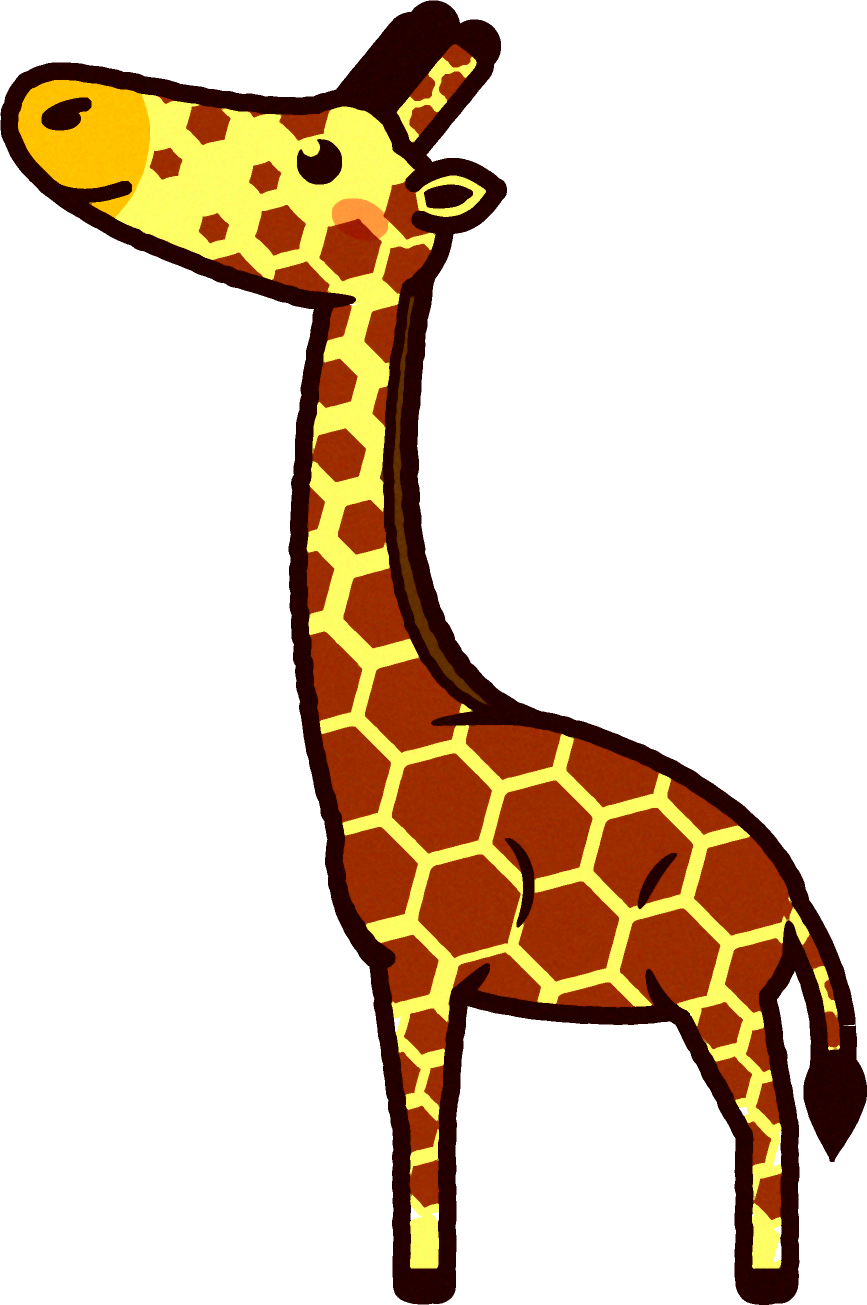 キリンのイラスト/Giraffe