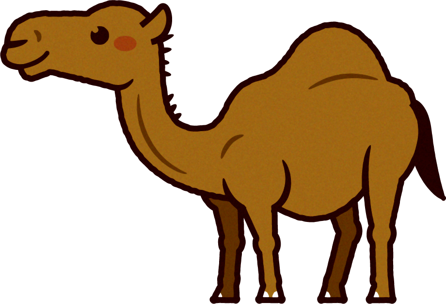 ラクダのイラスト Camel 動物 素材のプチッチ