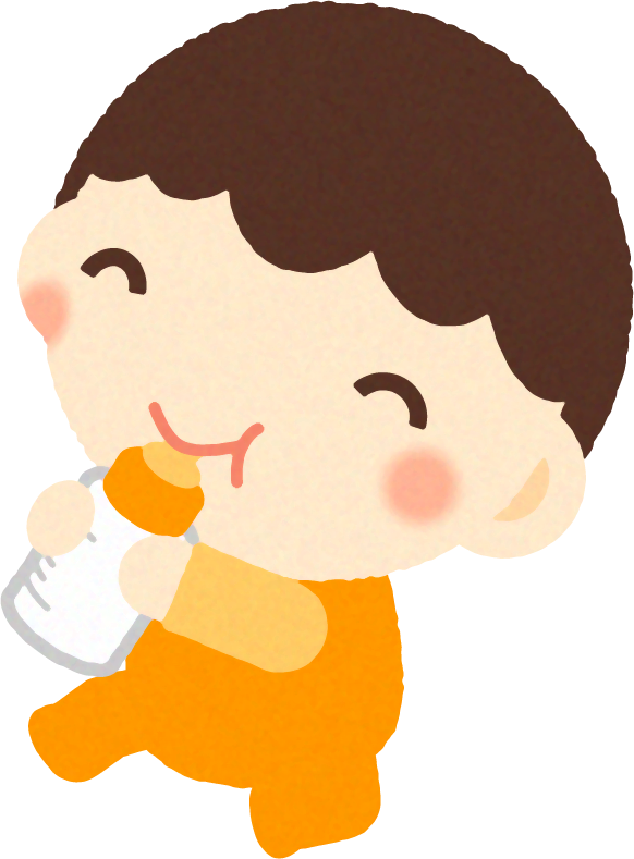 赤ちゃんイラスト 男の子 ミルクを飲む 赤ちゃんイラスト 男の子 赤ちゃん 素材のプチッチ