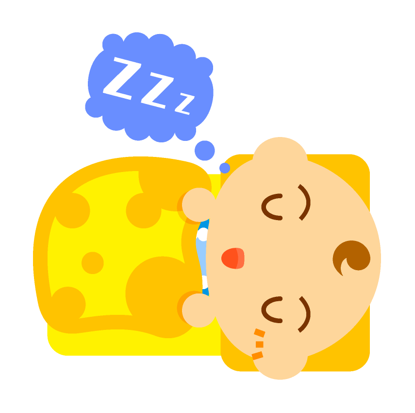 寝ている赤ちゃんイラスト 男の子 かわいいフリー素材 無料イラスト 素材のプチッチ