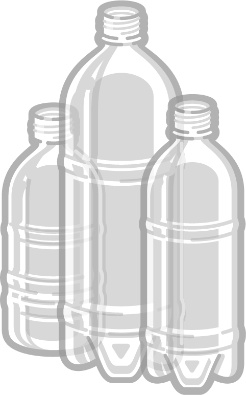 空のペットボトルのイラスト 1 5l 環境 資源 素材のプチッチ