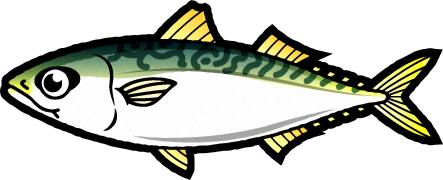 マサバのイラスト 海の生き物 魚 素材のプチッチ