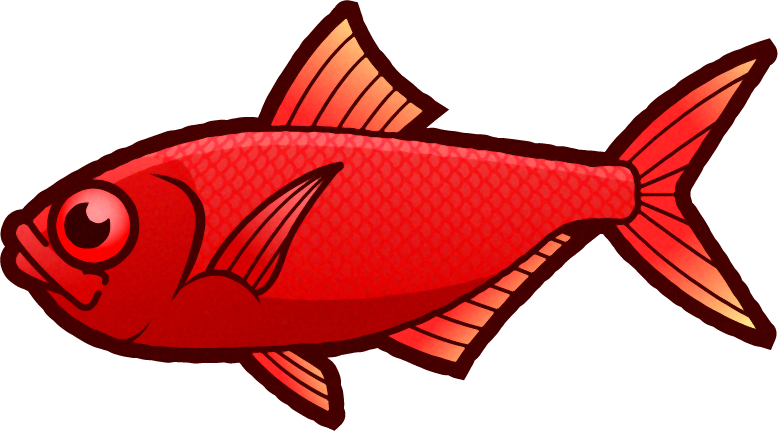 キンメダイのイラスト 海の生き物 魚 素材のプチッチ