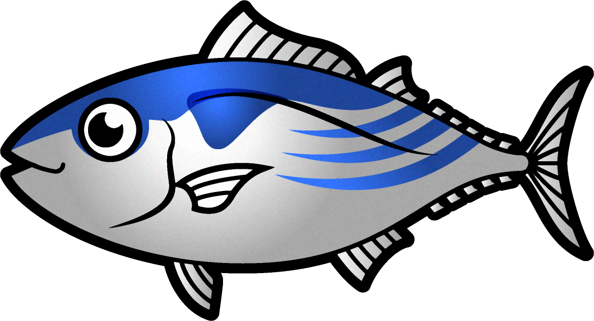 カツオのイラスト 海の生き物 魚 素材のプチッチ