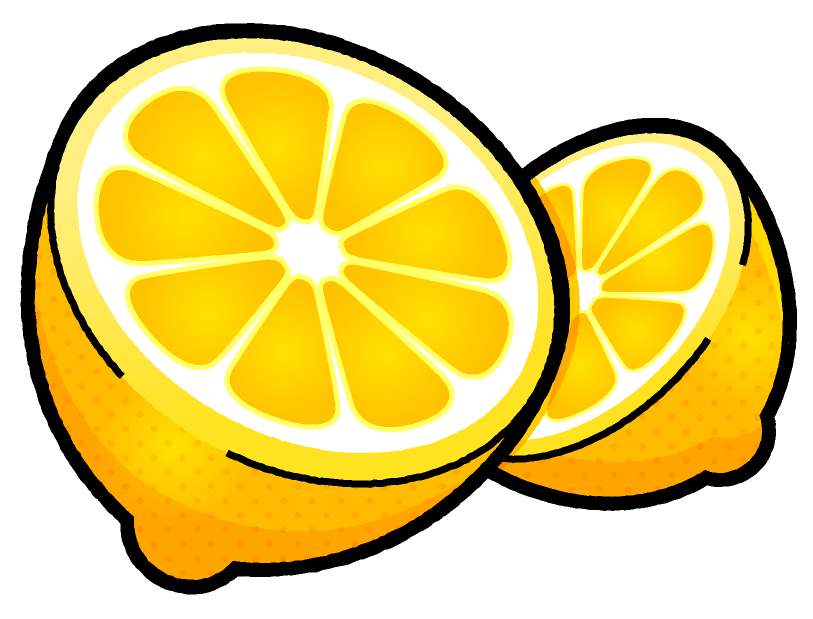 レモンのイラスト 果物 食べ物 素材のプチッチ