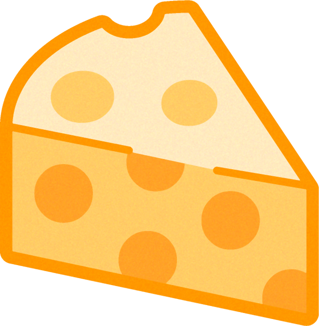 チーズのイラスト 乳製品 食べ物 素材のプチッチ