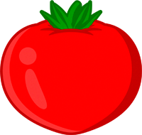 完熟トマトのイラスト