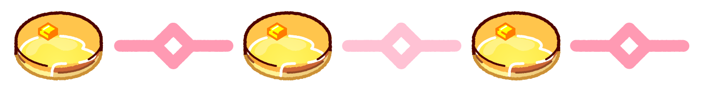 パンケーキのライン 罫線イラスト お菓子 ライン 罫線 素材のプチッチ