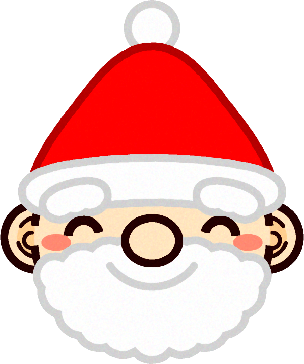サンタクロースの笑顔イラスト サンタさんとトナカイ 12月 季節 素材のプチッチ
