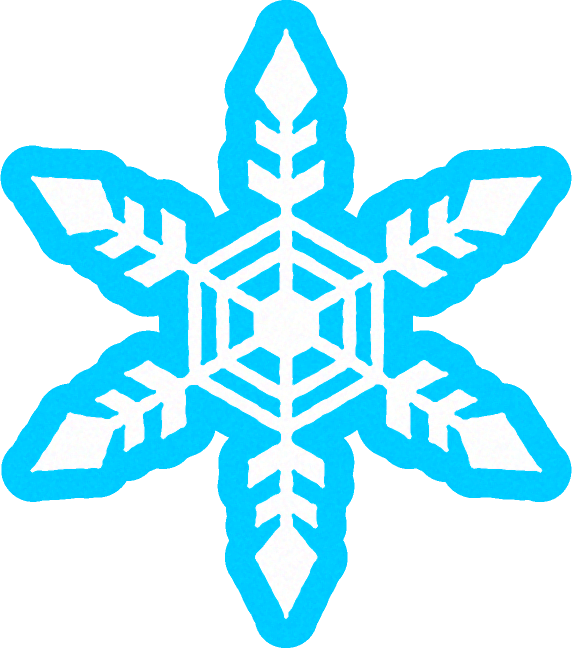 雪の結晶イラスト クリスマス飾り 12月 季節 素材のプチッチ