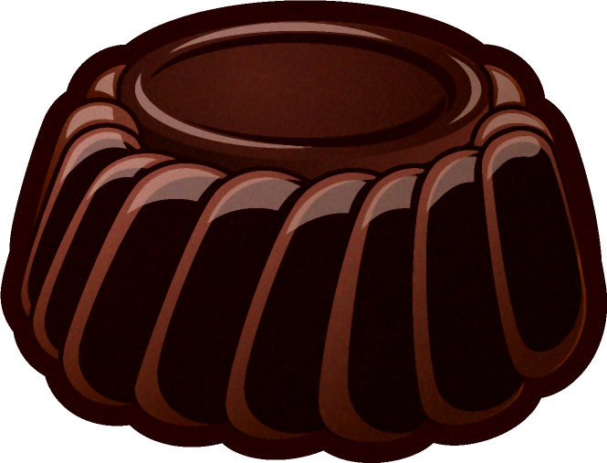 チョコレートのイラスト/台形