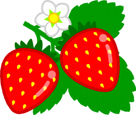 苺狩りの苺イラスト 5月 季節 素材のプチッチ