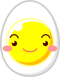 ゆで卵さんのイラスト 5月 季節 素材のプチッチ