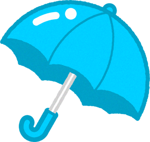 傘のイラスト 雨具 梅雨 6月 かわいいフリー素材 素材のプチッチ