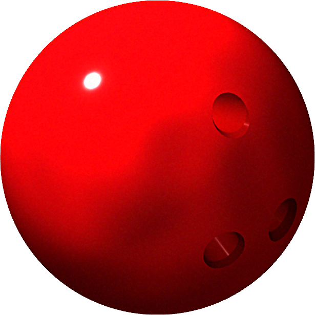 ボウリングの球イラスト 赤 ボーリング スポーツ 素材のプチッチ