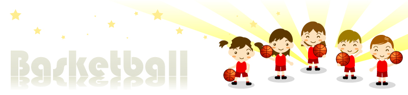 バスケットボールと女の子イラスト かわいいフリー素材 無料イラスト 素材のプチッチ