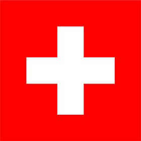 スイスの国旗イラスト 国旗 道具 素材のプチッチ