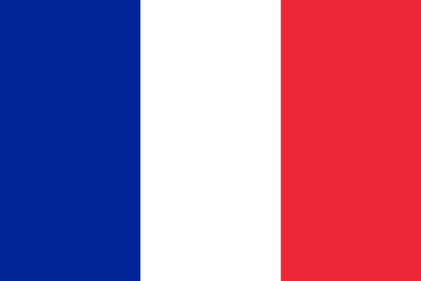 フランスの国旗イラスト