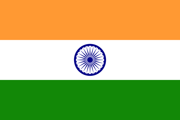 インドの国旗イラスト 国旗 道具 かわいいフリー素材 素材のプチッチ