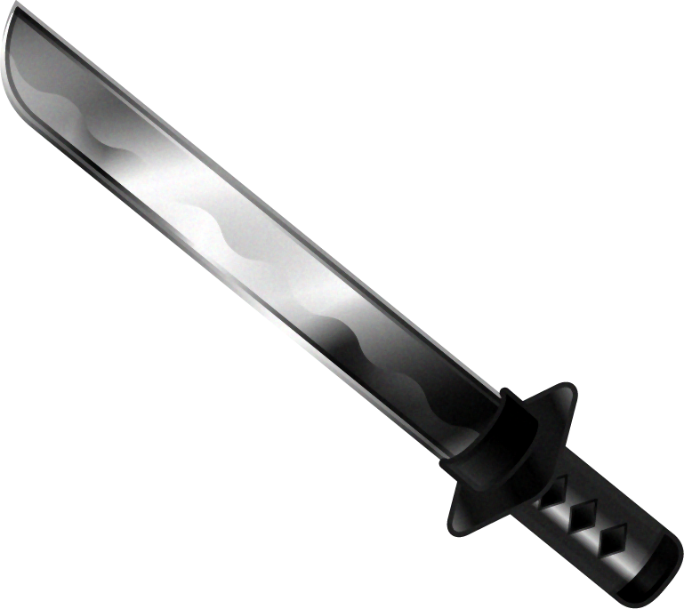 忍び刀のイラスト 忍者の道具 道具 かわいいフリー素材 素材のプチッチ