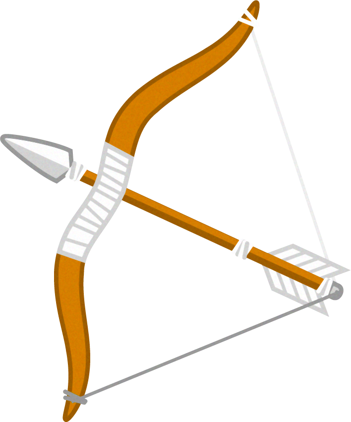 弓矢イラスト 忍者の道具 道具 素材のプチッチ