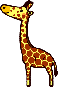 キリンのイラスト/Giraffe</strong>