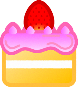 苺のショートケーキのイラスト2